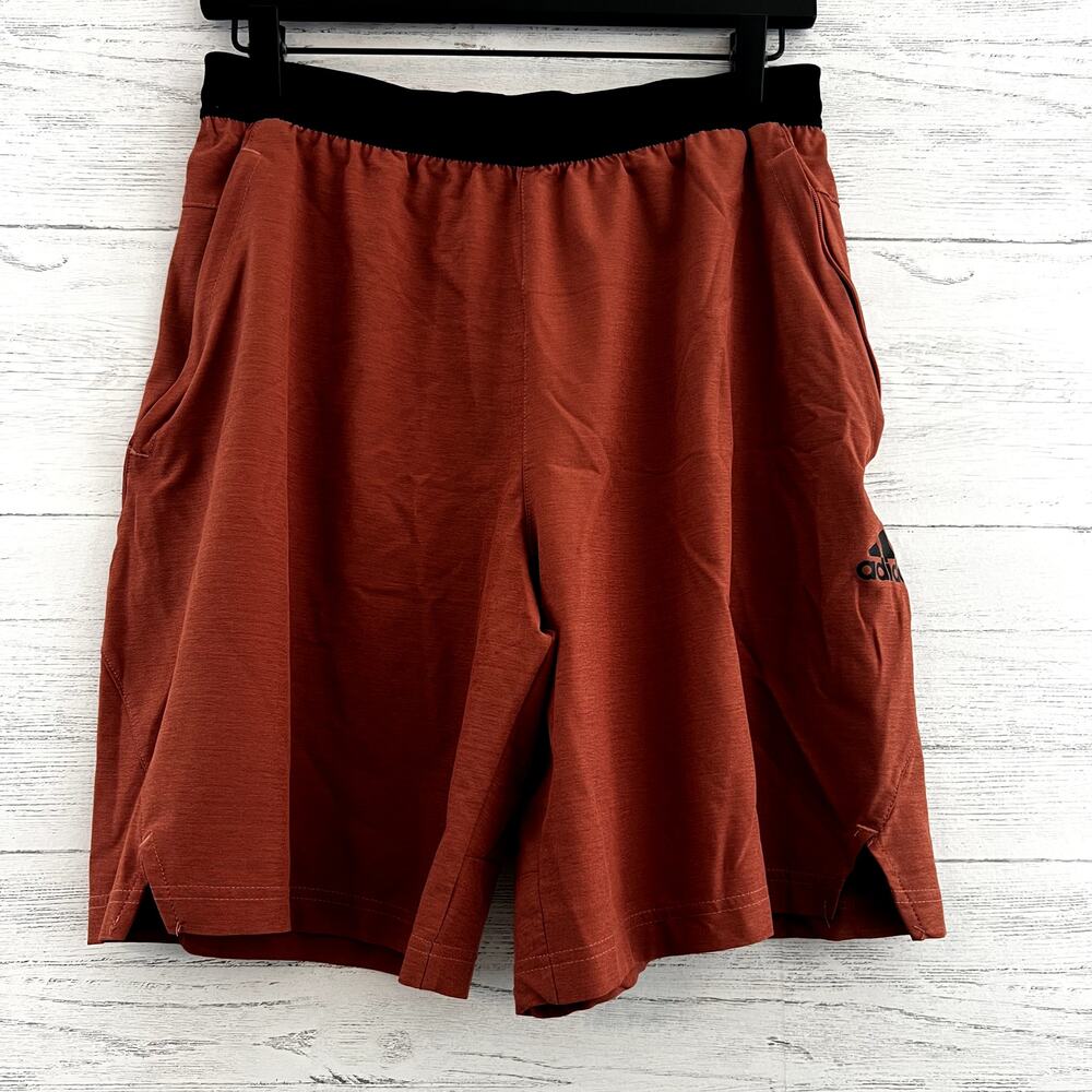 Adidas Salmon Pink Pull On Athletic Shorts Size M
